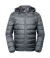 440M Russell Athletic Hooded Nano Padded Jacket Iron colour image